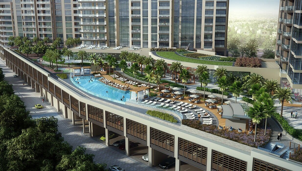 מלון דובאי Vida Emirates Hills מראה חיצוני תמונה